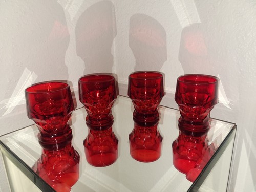 Viking art glass georgian - viking, ruby