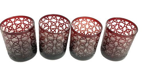 Red lattice barware retro - lattice,